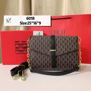 Step into sophistication with our CH Shoulder Bag, a chic accessory designed to elevate your style game