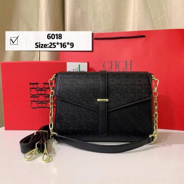 Step into sophistication with our CH Shoulder Bag, a chic accessory designed to elevate your style game