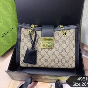 Elevate your ensemble with the Gucci Shoulder Bag, showcasing your impeccable taste in fashion.