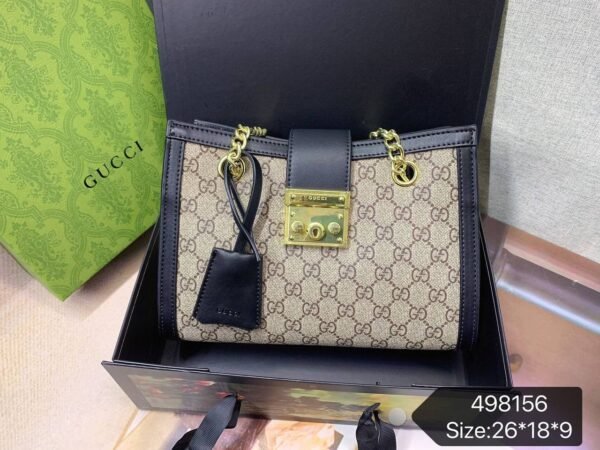 Elevate your ensemble with the Gucci Shoulder Bag, showcasing your impeccable taste in fashion.