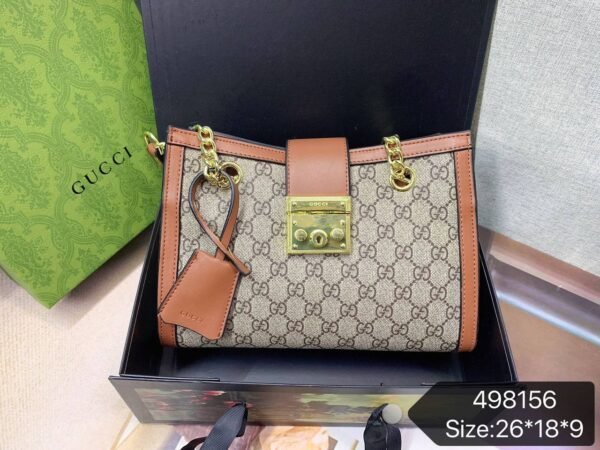 Elevate your ensemble with the Gucci Shoulder Bag, showcasing your impeccable taste in fashion.