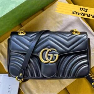 Indulge in the allure of Italian luxury with our Gucci Sling Bag, a sleek accessory designed to make a statement.