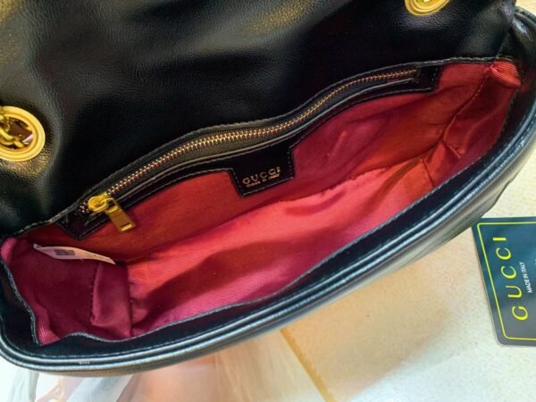 Indulge in the allure of Italian luxury with our Gucci Sling Bag, a sleek accessory designed to make a statement.