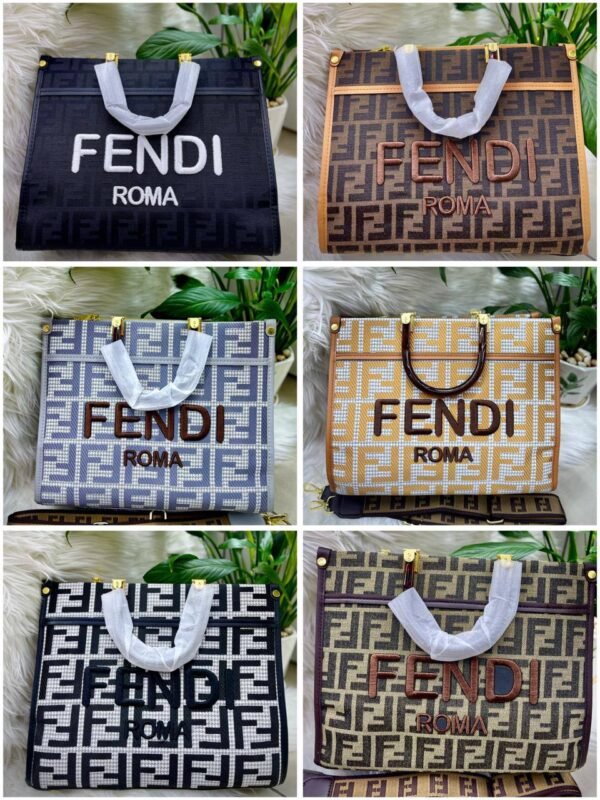 Fendi Tote Bag, a sleek blend of style and functionality. Crafted with impeccable precision,