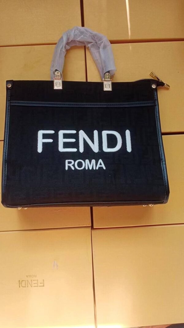 Fendi Tote Bag, a sleek blend of style and functionality. Crafted with impeccable precision,
