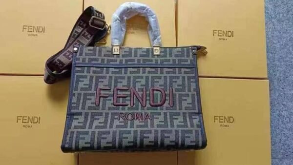 Fendi Tote Bag, a sleek blend of style and functionality. Crafted with impeccable precision,