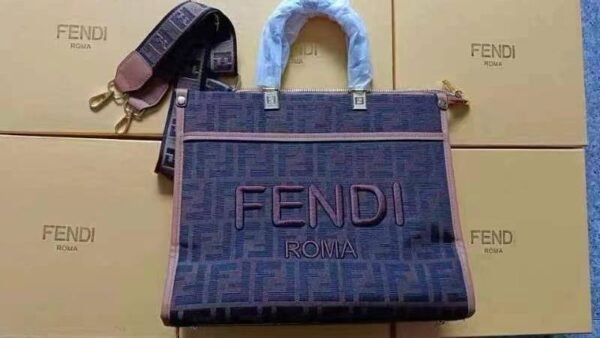 Fendi Tote Bag, a sleek blend of style and functionality. Crafted with impeccable precision,