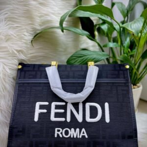 Fendi Tote Bag, a sleek blend of style and functionality. Crafted with impeccable precision,