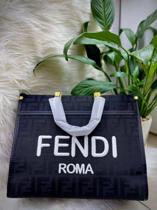 Fendi Tote Bag, a sleek blend of style and functionality. Crafted with impeccable precision,