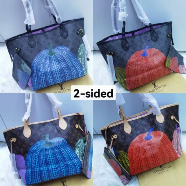 the First Copy Louis Vuitton Neverfull tote bag. With dimensions measuring 45 x 30 cm