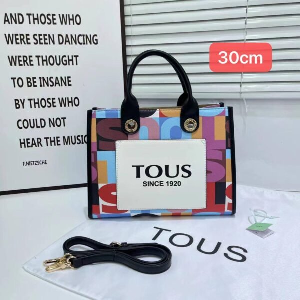 TOUS tote bag, complete with its original box and a convenient sling strap 30cm