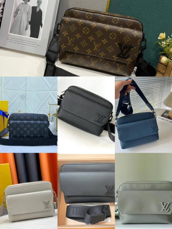 the epitome of sophistication for the modern gentleman: the Louis Vuitton men's shoulder bag