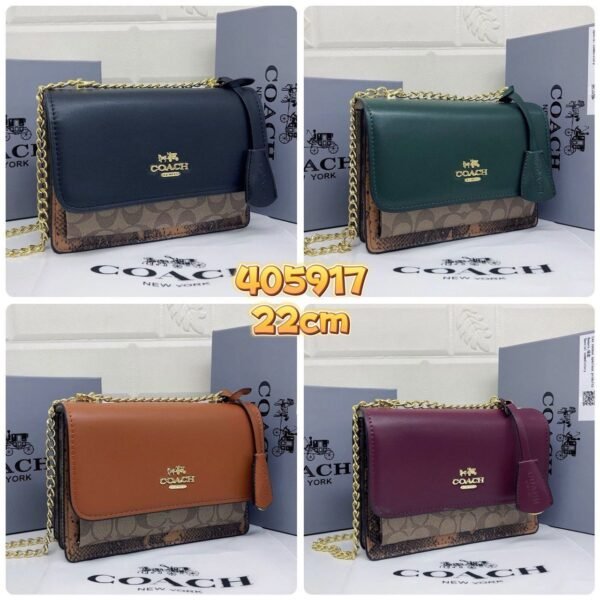 the stylish and compact Coach Sling Bag, perfect for any occasion. Measuring 22 cm