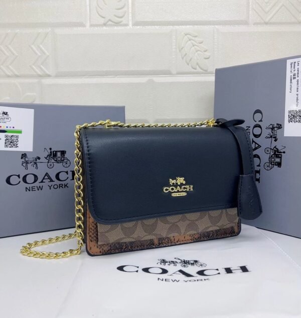 the stylish and compact Coach Sling Bag, perfect for any occasion. Measuring 22 cm