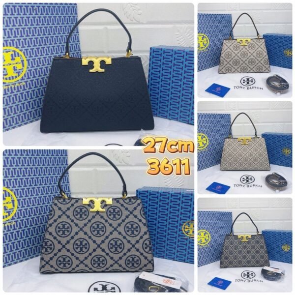 Troy Burch handbag, a perfect blend of elegance and practicality. Measuring 27 cm