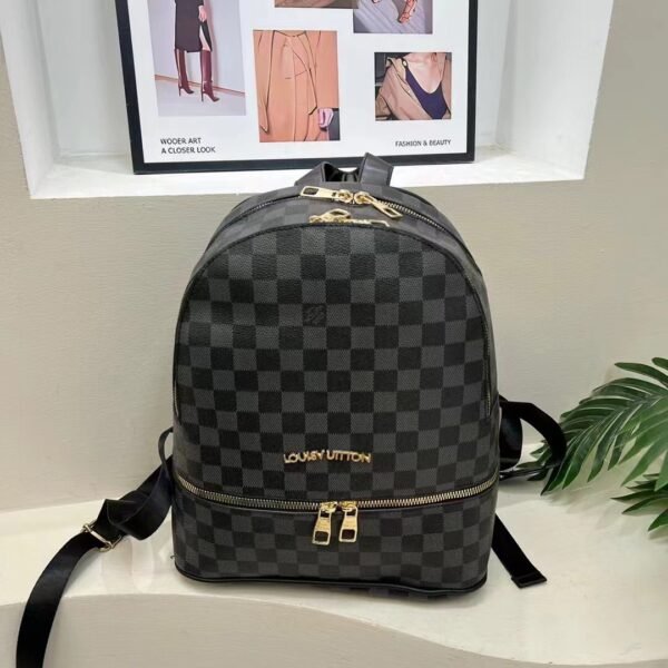 Gucci and Louis Vuitton backpacks 27 x 32 x 13 cm, these backpacks offer ample space for your essentials while maintaining a sleek and stylish profile