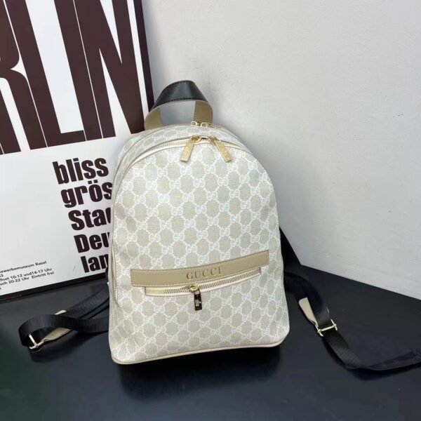 Gucci and Louis Vuitton backpacks 27 x 32 x 13 cm, these backpacks offer ample space for your essentials while maintaining a sleek and stylish profile
