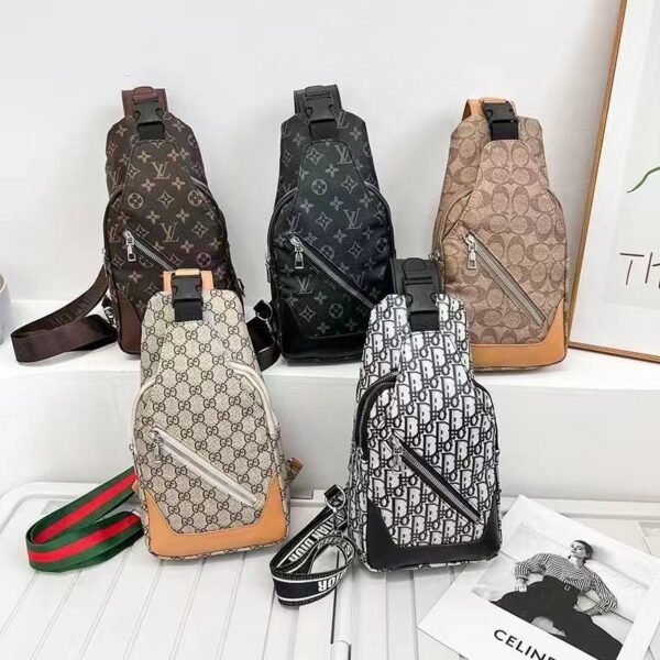 LV, Gucci, Dior, and Coach Crossbody Bag. Crafted with impeccable quality, each bag measures 13 x 23 cm, combining compact convenience with luxurious style