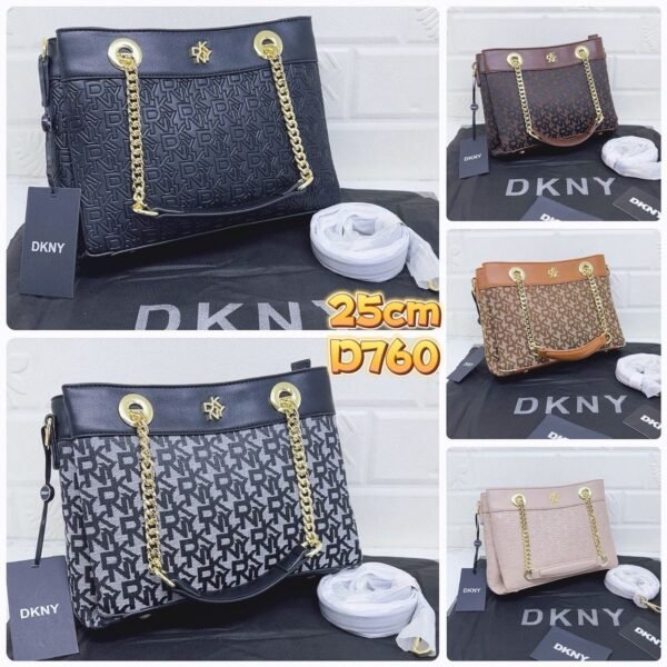 DKNY Shoulder Bag, a perfect blend of style and functionality. With a size of 25 cm, this shoulder bag offers ample space for your essentials while maintaining a sleek