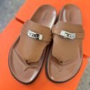 the epitome of luxury and comfort: Hermes slippers. Crafted with impeccable attention to detail and using the finest materials - 4