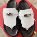 the epitome of luxury and comfort: Hermes slippers. Crafted with impeccable attention to detail and using the finest materials - 5
