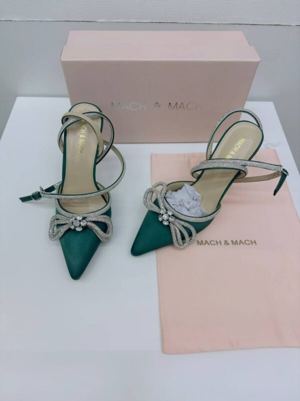 Mach and Mach heels, designed with a sleek 8 cm height for the perfect blend of elegance and comfort
