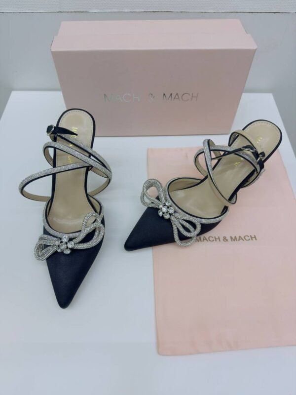 Mach and Mach heels, designed with a sleek 8 cm height for the perfect blend of elegance and comfort