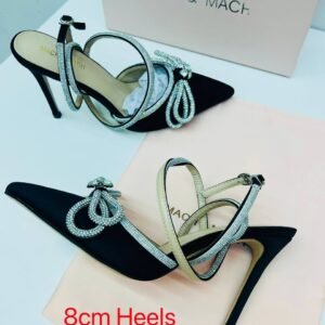 Mach and Mach heels, designed with a sleek 8 cm height for the perfect blend of elegance and comfort