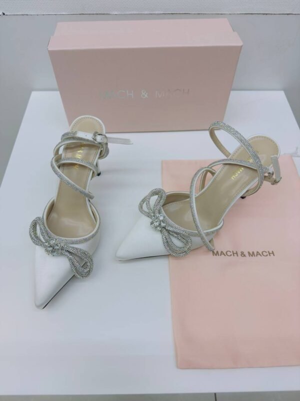 Mach and Mach heels, designed with a sleek 8 cm height for the perfect blend of elegance and comfort