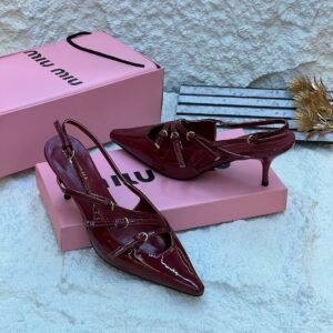 luxurious Miu Miu sandals, available in sizes 36 to 41. Crafted with the brand's signature elegance and attention to detail