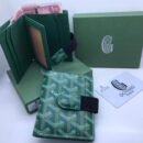 “Unleash a burst of color and style with our Goyard Wallets. Each wallet, complete with its elegant box - 2