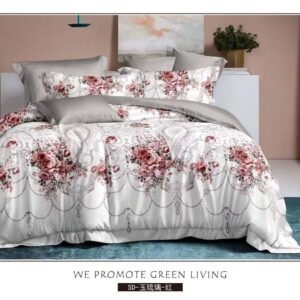 Reversible 6-Piece King Size Comforter Set | Easy-Care Microfiber Filling | UAE