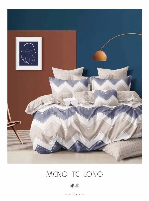 Reversible 6-Piece King Size Comforter Set | Easy-Care Microfiber Filling | UAE